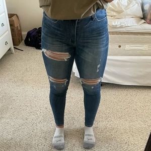 American Eagle high rise skinny jeans